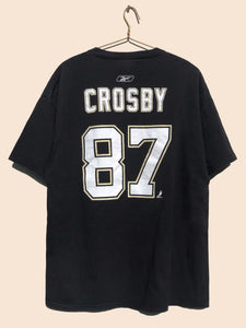 NHL Pittsburgh Penguins Sidney Crosby 87 T-Shirt Black (L)