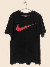Load image into Gallery viewer, Nike Fuzzy Swoosh T-Shirt Black (L)
