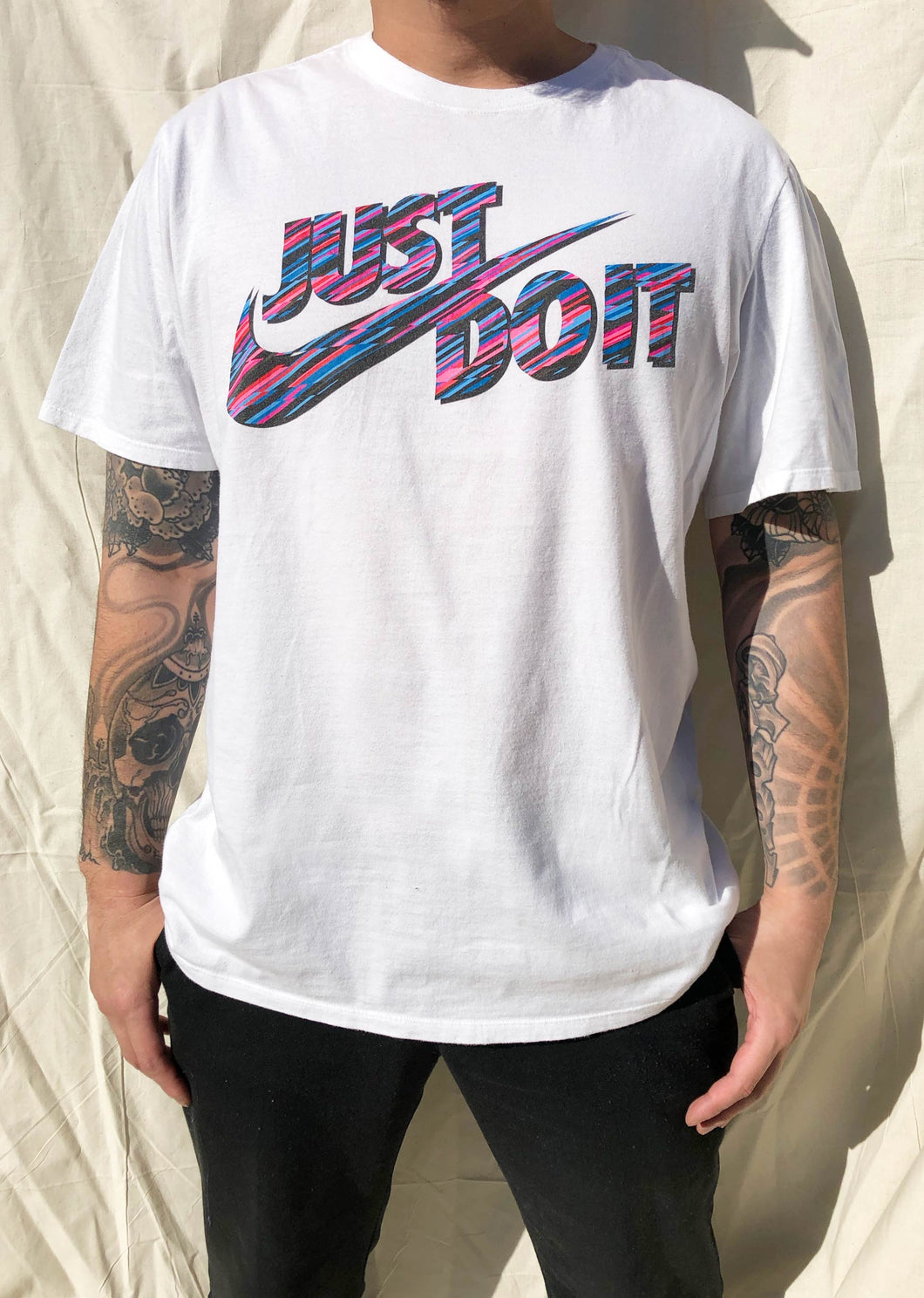 Nike Retro Just Do It T-Shirt White (XL)