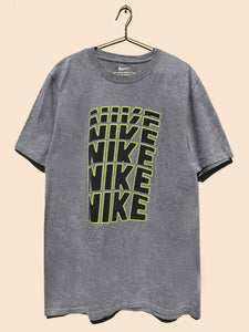 Nike Neon Logo T-Shirt Grey (XL)