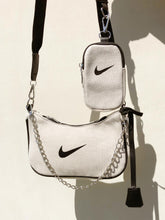 Load image into Gallery viewer, Nike Upcycled Crossbody Bag Oatmeal
