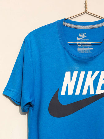 Nike Big Swoosh T-Shirt Blue (M)