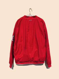 Ohio State Spellout Pullover Jacket Red (L)