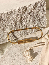 Load image into Gallery viewer, Signature Chop Suey Keyring Brass
