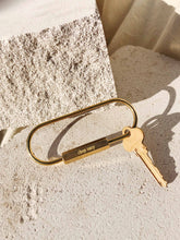 Load image into Gallery viewer, Signature Chop Suey Keyring Brass
