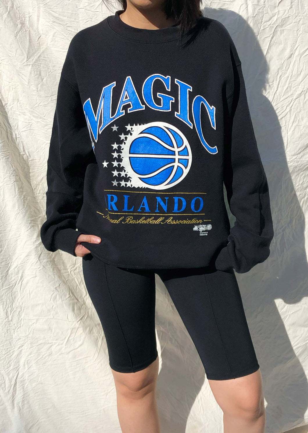 Vintage 90's Lee Sport NBA Orlando Magic Sweater Black (M)