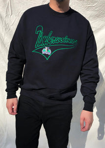 Vintage 90's NBA Minnesota Timberwolves Embroidered Sweater Black (L)