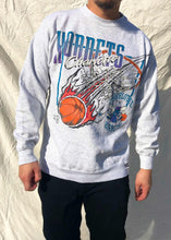 Load image into Gallery viewer, Vintage Logo 7 90&#39;s NBA Charlotte Hornets Sweater Grey (L)
