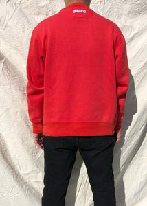 Vintage Logo 7 '91 NBA Chicago Bulls Sweater Red (L)