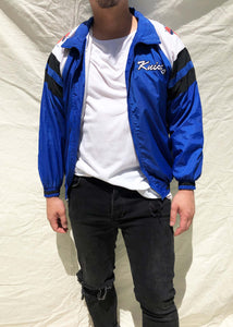 Vintage Mighty Mac NBA New York Knicks Jacket Blue (M)