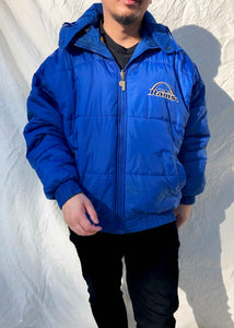 Vintage Pro Player 90's NFL St Louis Rams Reversible Puffer Jacket Blue (L)