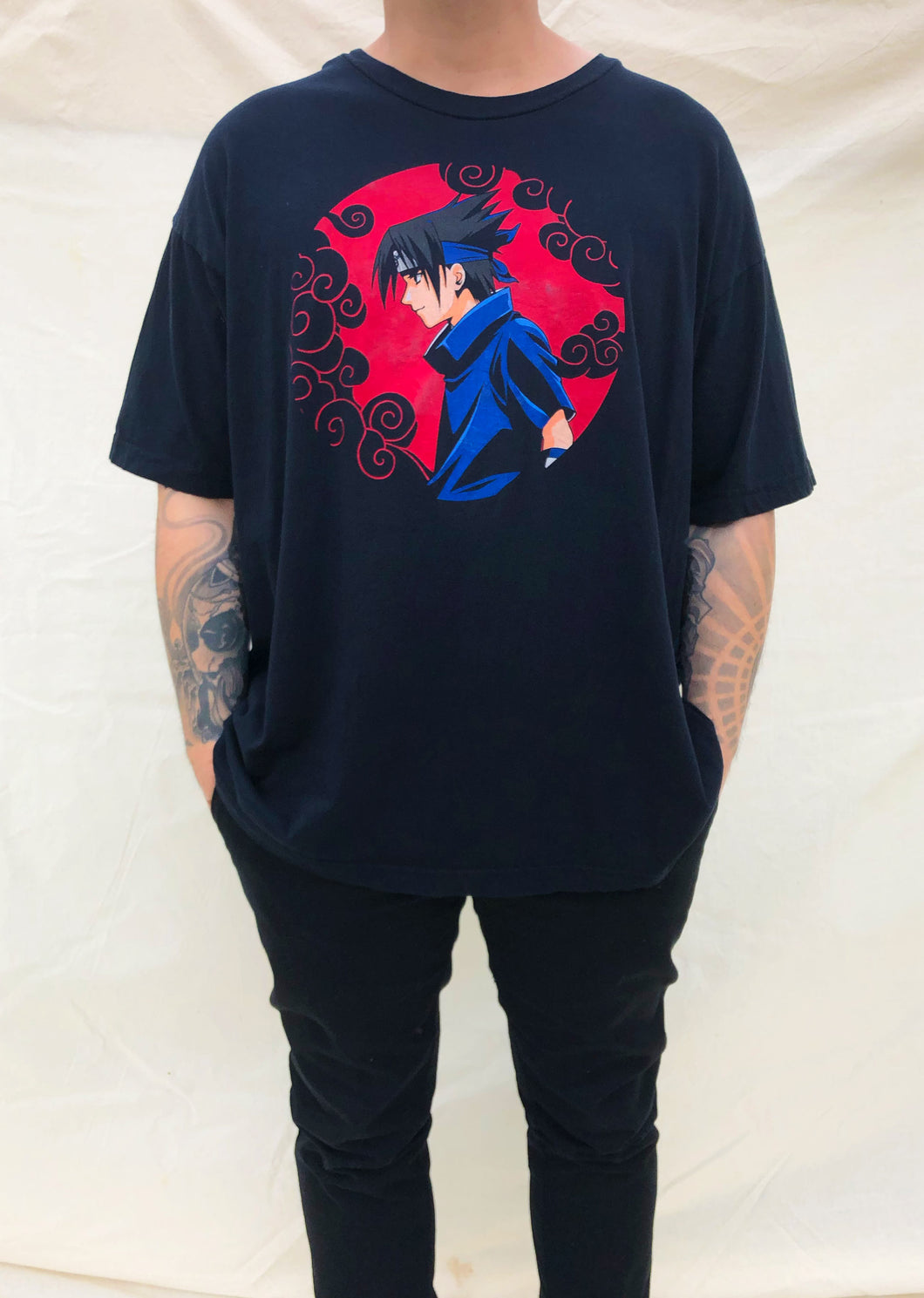 Vintage Shonen Jump Naruto '02 T-shirt Black (XXL)