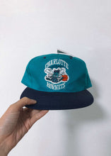 Load image into Gallery viewer, Vintage With Tags 90&#39;s NBA Official Charlotte Hornets Snapback Hat
