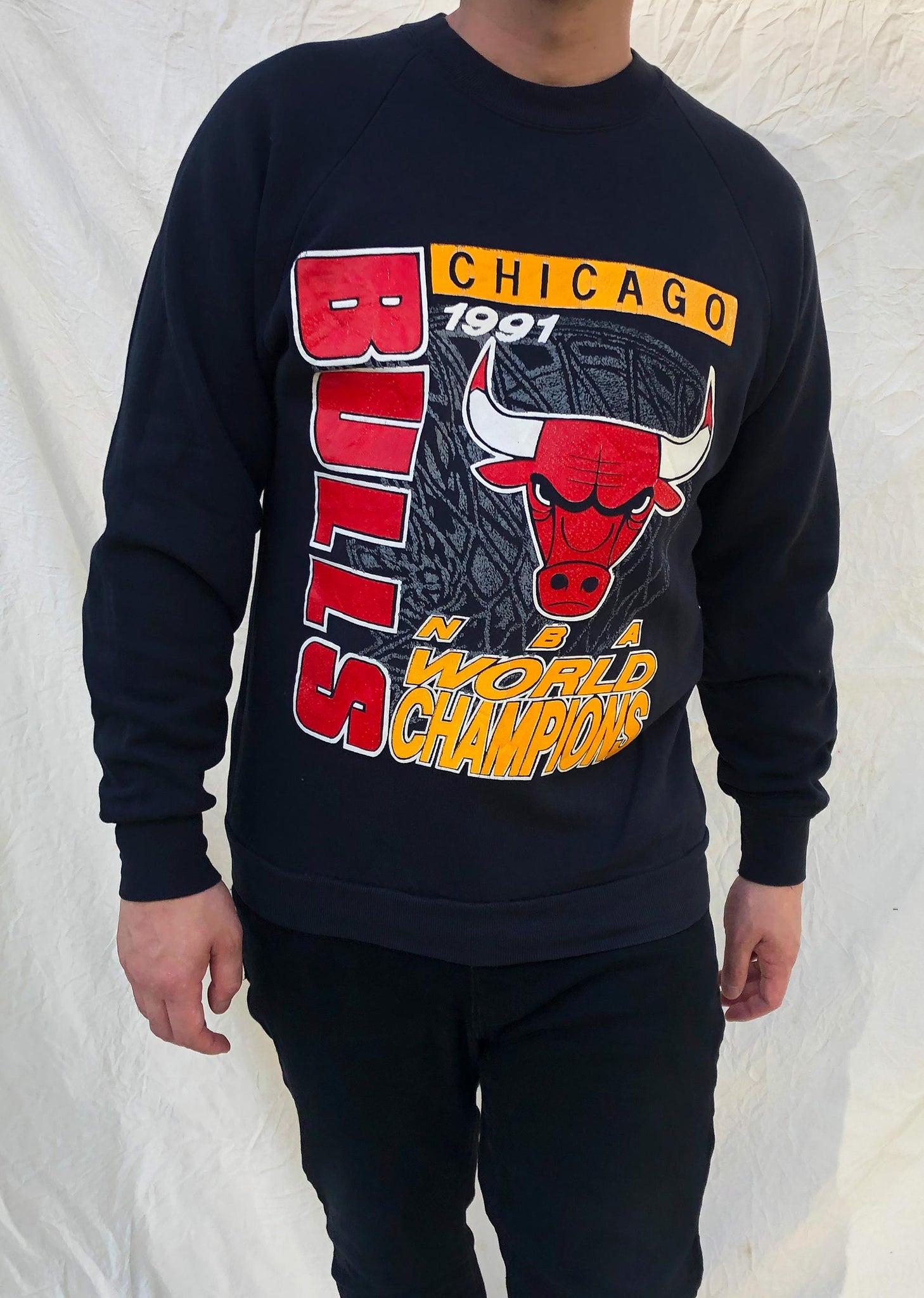 90s Chicago Bulls 1991 NBA World Champions t-shirt Large - The