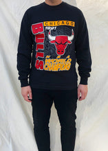 Load image into Gallery viewer, Vintage &#39;91 NBA Chicago Bulls World Champions Sweater Black (L)
