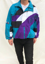 Load image into Gallery viewer, Vintage 90&#39;s NBA Charlotte Hornets Jacket Teal/Purple (XL)
