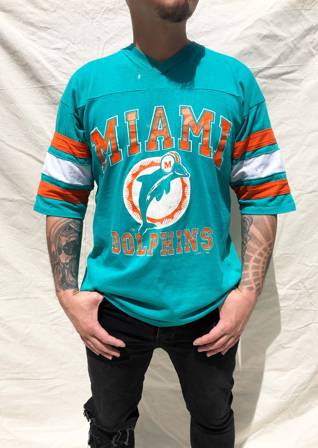 miami dolphins old logo t shirt