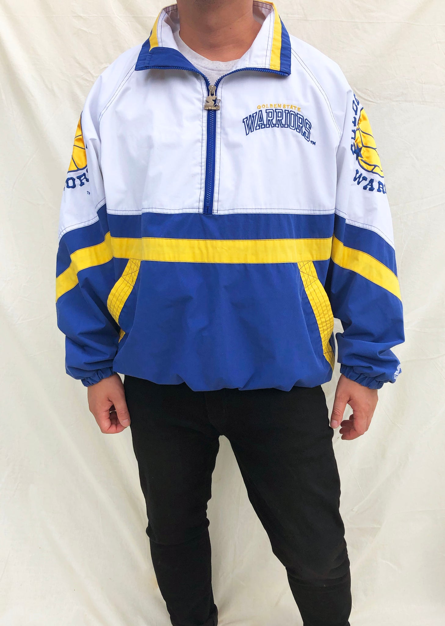 golden state warriors jacket size XL - clothing & accessories - by